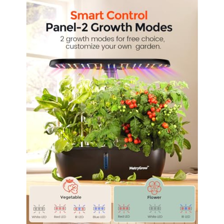 MG-15 수경재배 시스템 키트, 24W 성장 LED  - Hydroponic Grow Pod 리뷰 및 가격