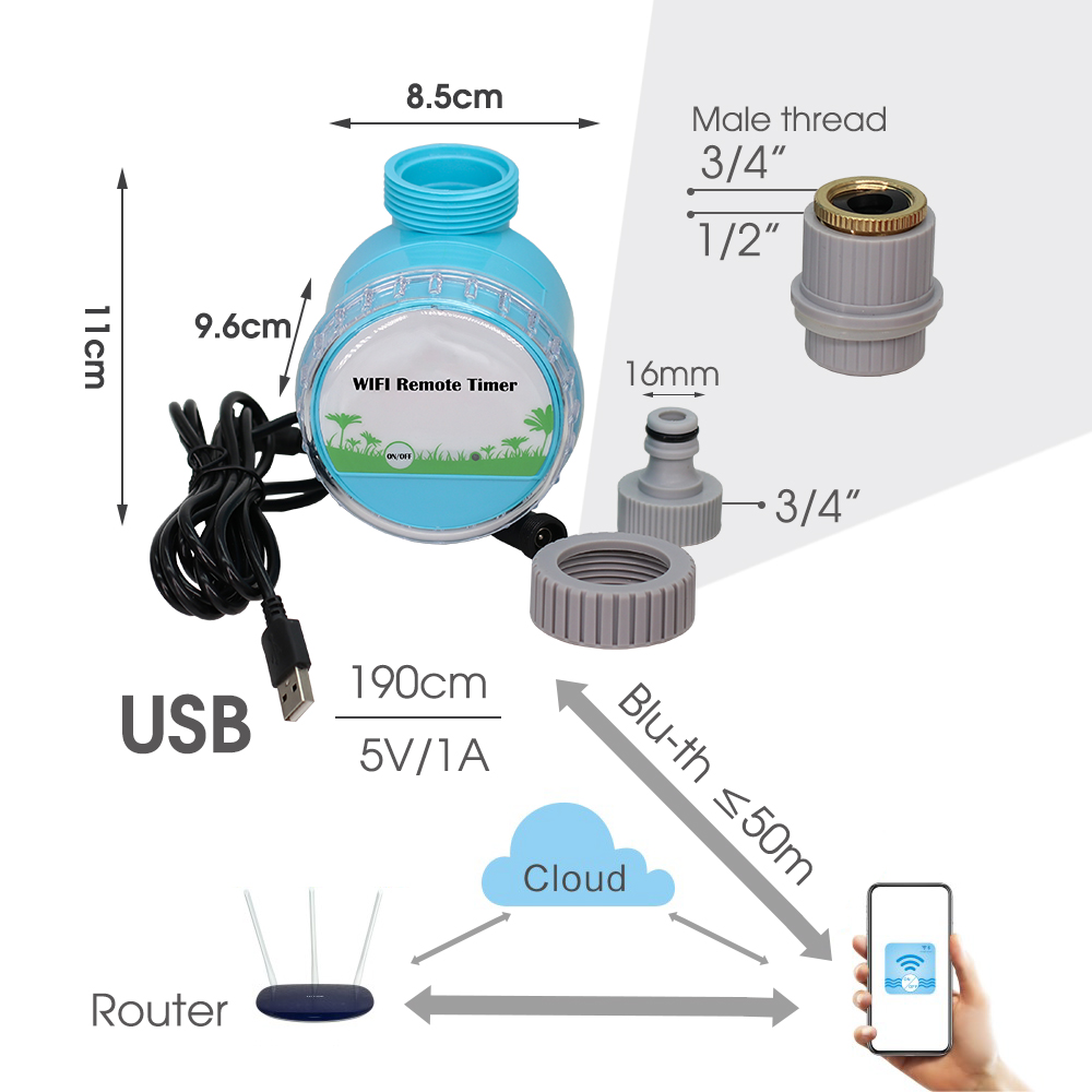 스마트 정원 급수 시스템, 조절식 점적기 미스트 냉각  - Smart Garden System 리뷰 및 가격