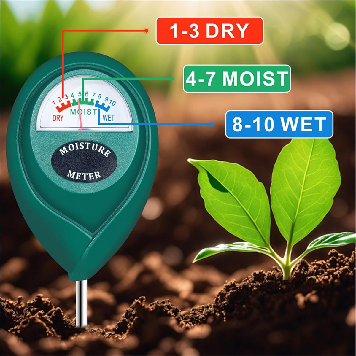 LNHF 롱 프로브 심층 토양 수분 측정기, 물 모니터 - Plant Monitor 리뷰 및 가격