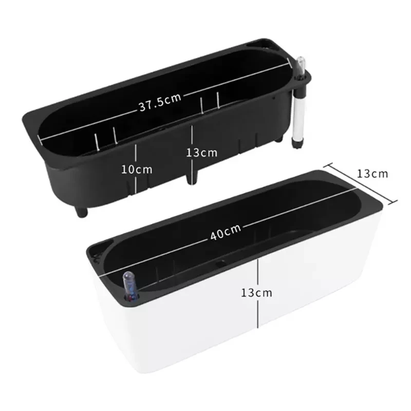 직사각형 게으른 꽃 냄비 화분 수경 플라스틱 꽃 냄비  - Hydroponic Grow Pod 리뷰 및 가격