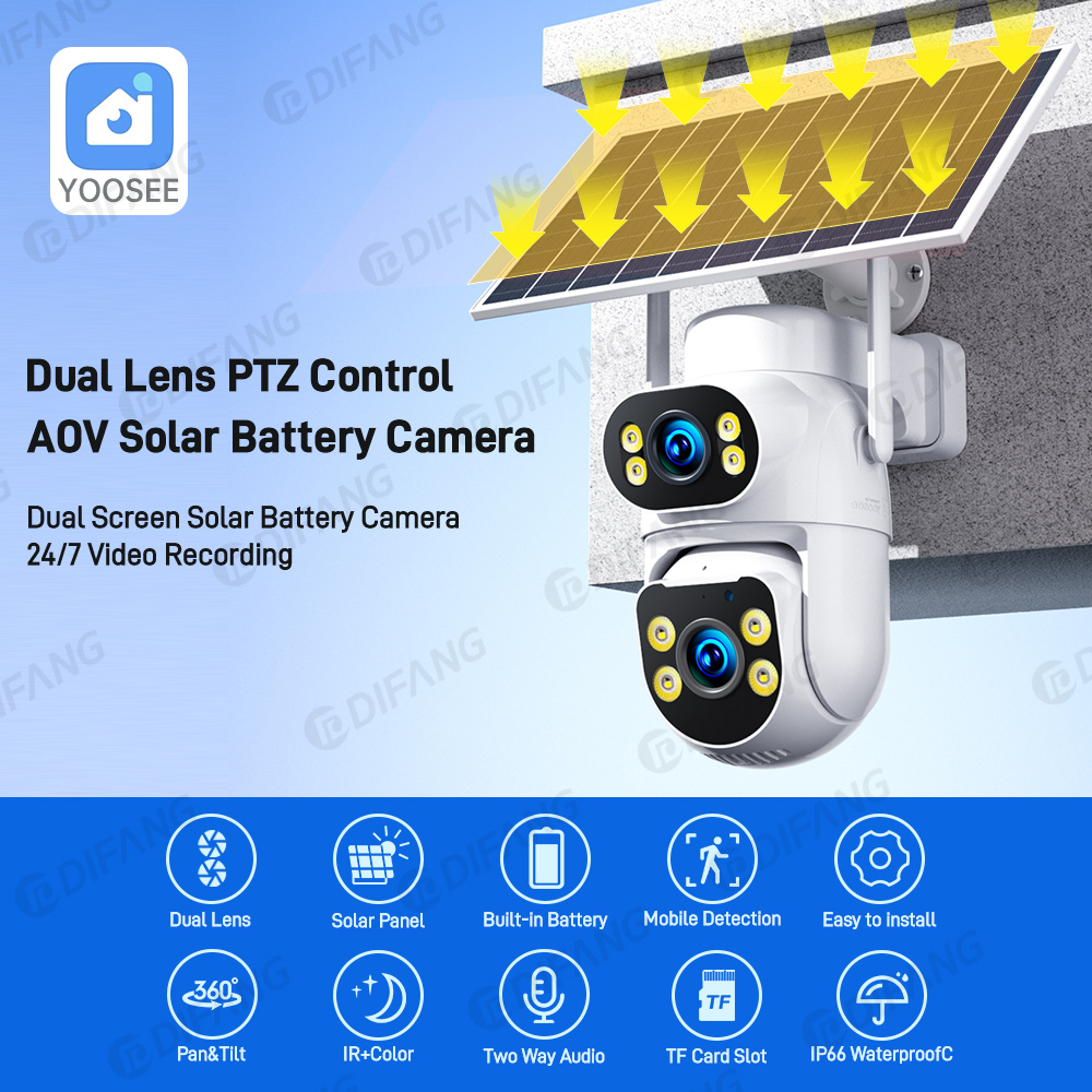 유씨 8MP 솔라 AOV 4G SIM 보안 카메라 2렌 - Garden Camera 리뷰 및 가격