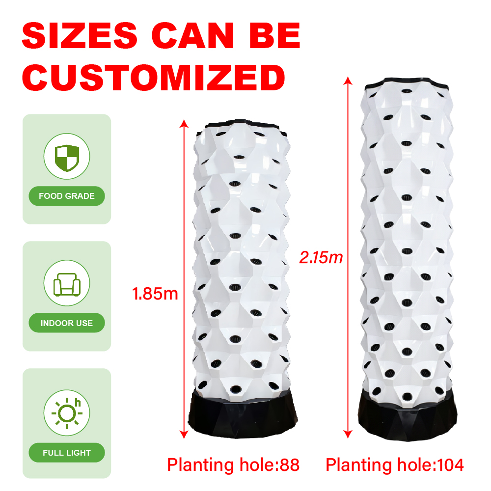 현대식 30L 플라스틱 물탱크, 실내 수직 수경 재배  - Hydroponic Tower 리뷰 및 가격
