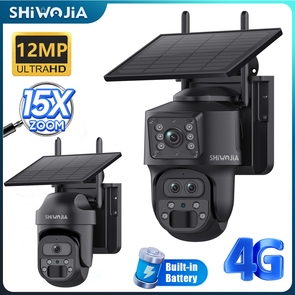 SHIWOJIA 15X 줌 태양광 카메라 4G 12MP - Garden Camera 리뷰 및 가격